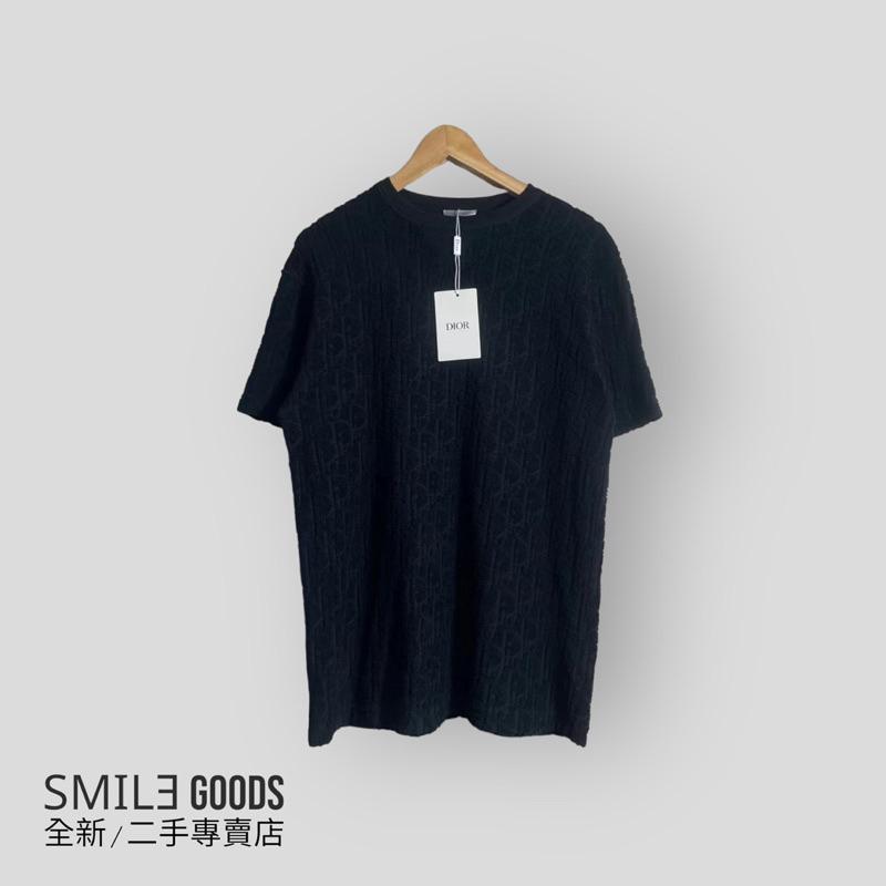 [SMILE] Dior 滿Logo毛巾 黑色短袖