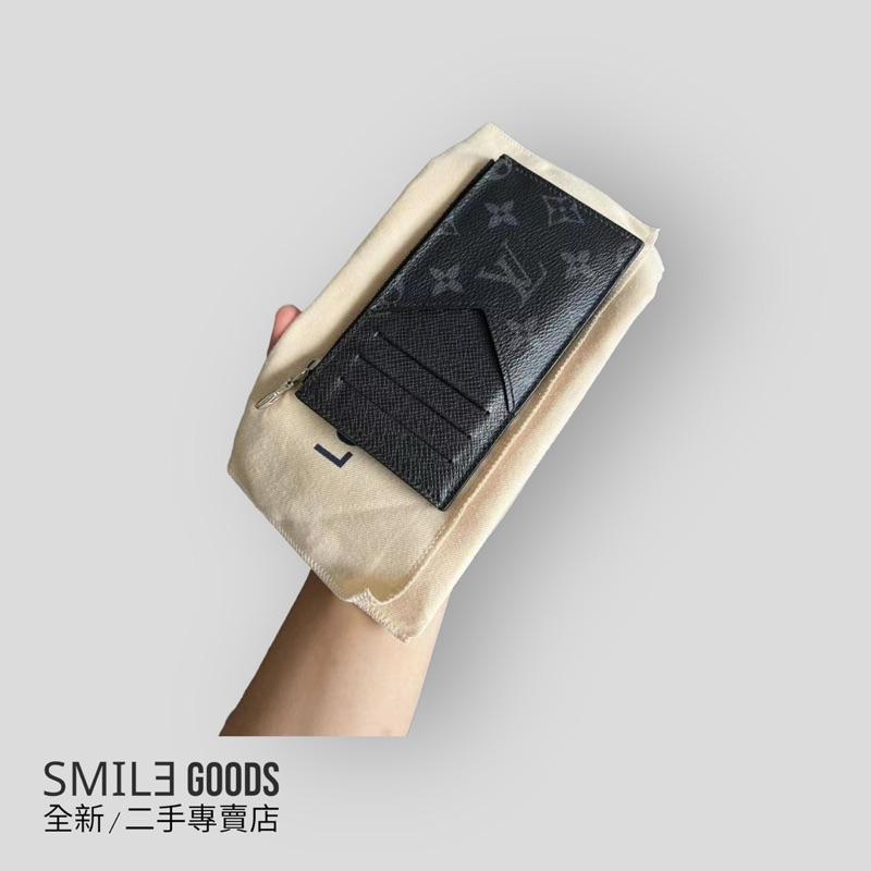 [SMILE] lv 黑色老花 拉鍊卡包