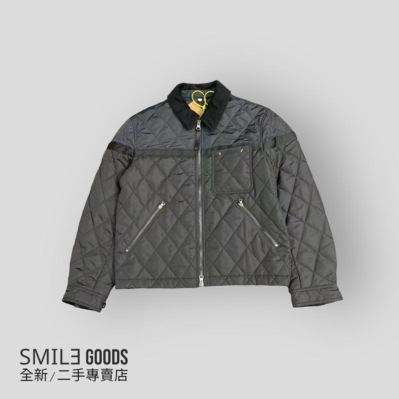 [SMILE] 博柏利BURBERRY菱形絎縫彈力尼龍哈林頓棉服外套