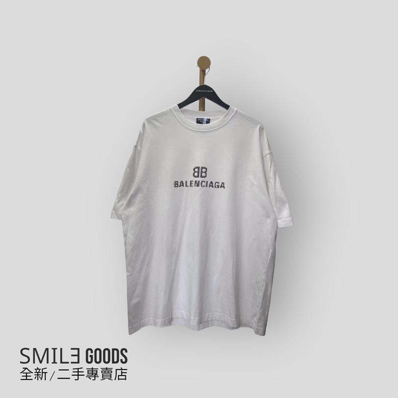 [SMILE] Balenciaga 白色馬賽克短袖