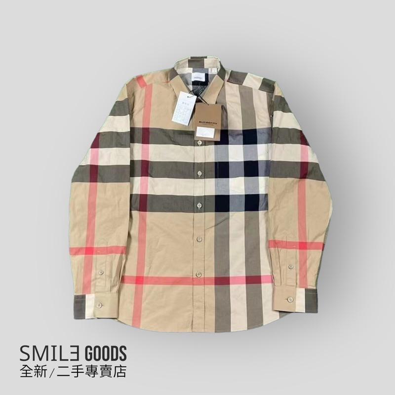 [SMILE] BURBERRY經典格紋拼接襯衫