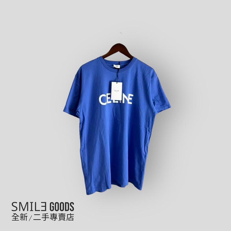 [SMILE] Celine藍色大logo短袖