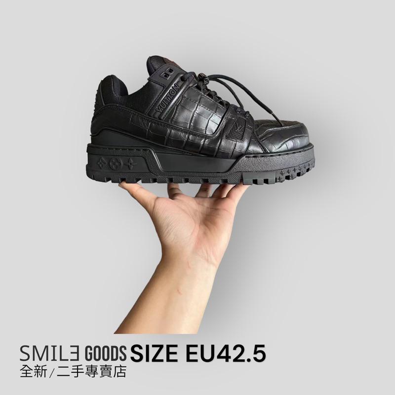 [SMILE] lv trainer 胖丁 鱷魚紋 黑色