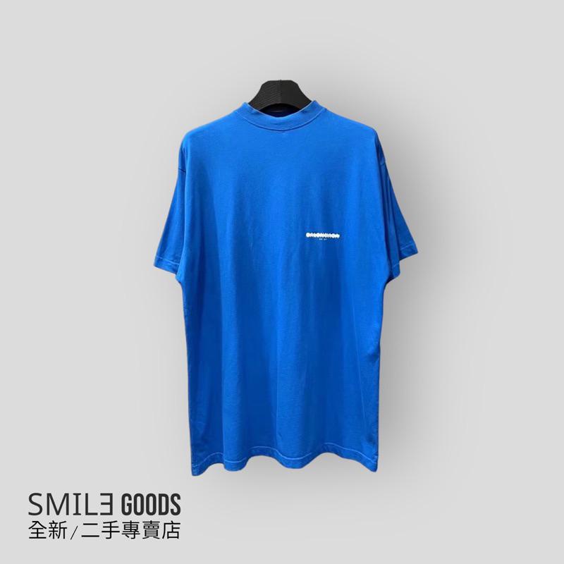[SMILE] Balenciaga前後遮擋logo水洗短袖