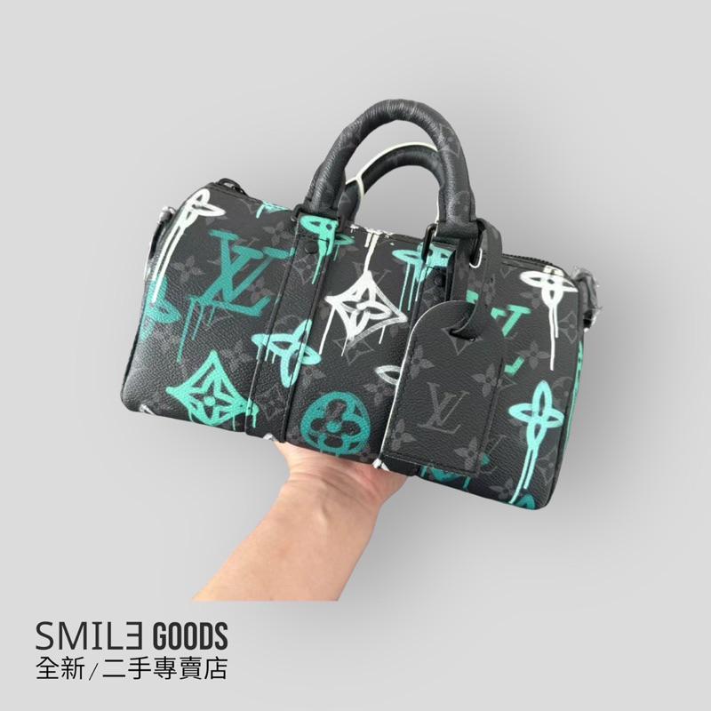 [SMILE] Louis Vuitton keepall25 塗鴉側背包