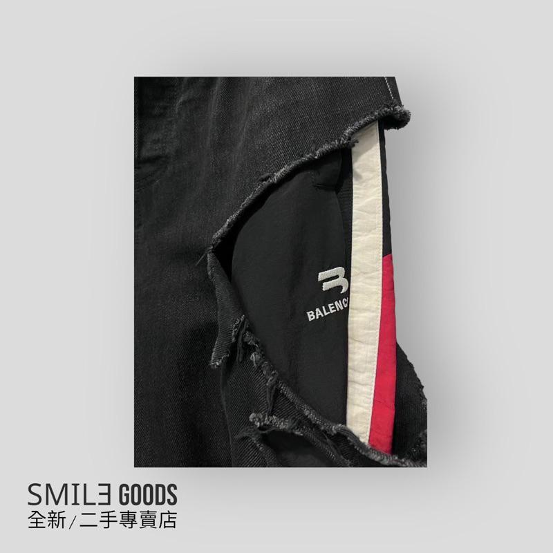 [SMILE] Balenciaga 假兩件刀割牛仔褲