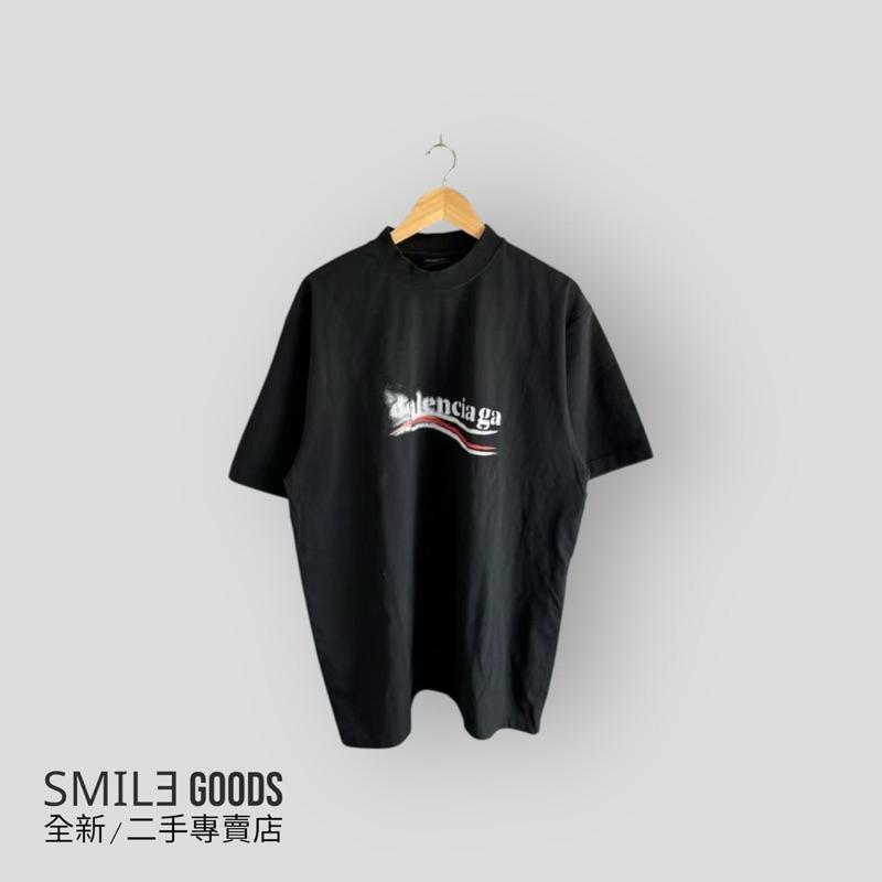 [SMILE] Balenciaga黑色模糊可樂短袖