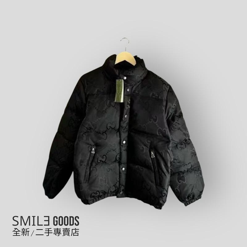 [SMILE] Gucci黑色滿版暗紋羽絨外套