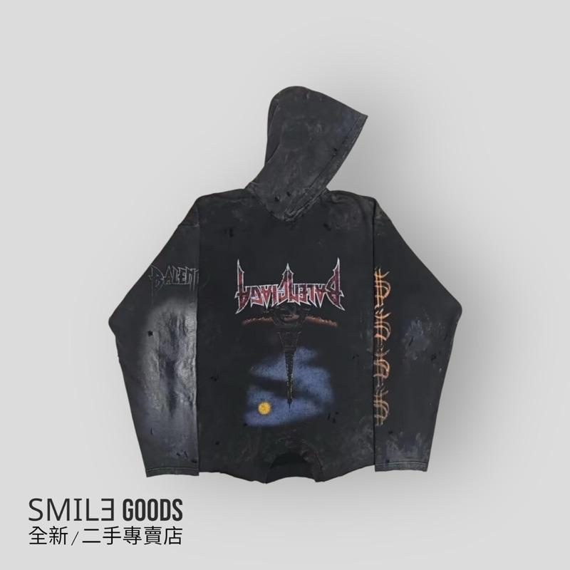 [SMILE] Balenciaga24ss反轉刷蠟泥染鐵塔Hoodie衛衣