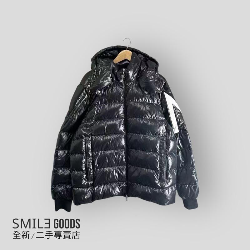 [SMILE] Moncler Corydale黑色手臂字母羽絨外套