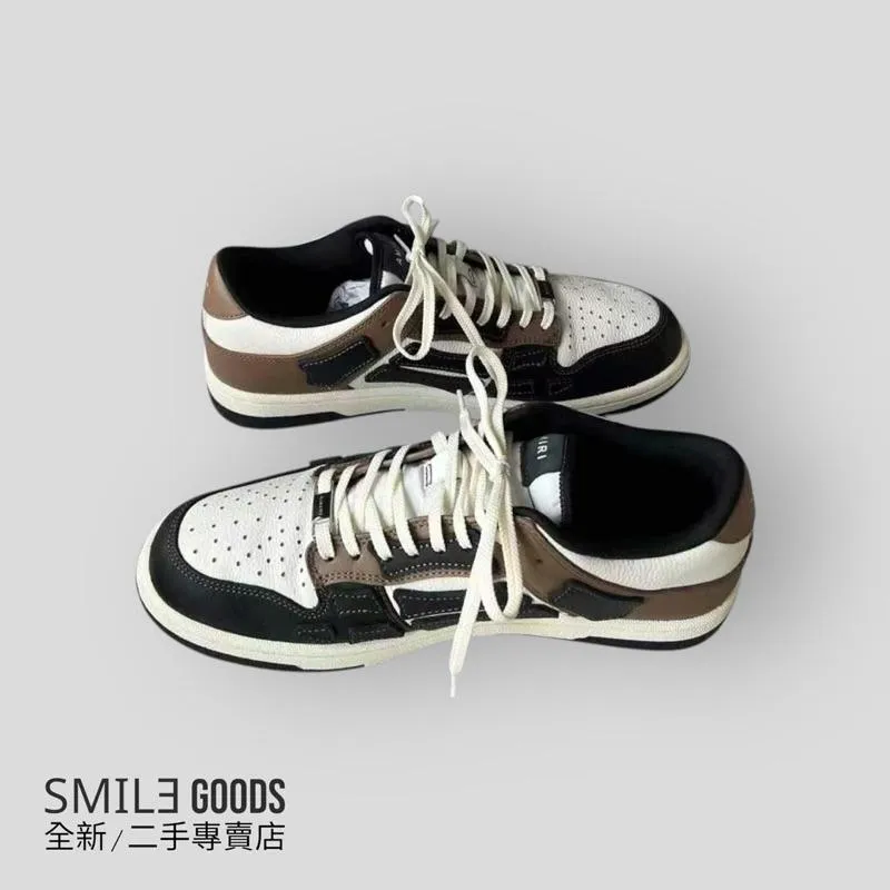 [SMILE] Amiri 棕色 骨頭鞋