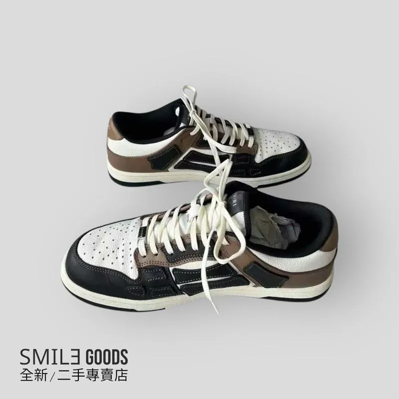 [SMILE] Amiri 棕色 骨頭鞋