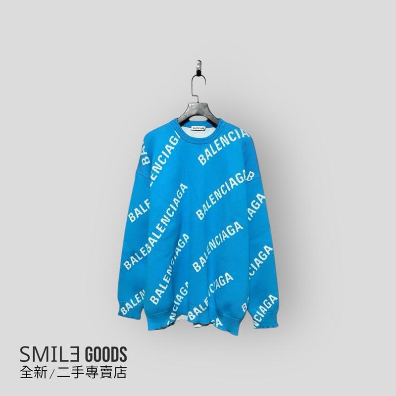 [SMILE] Balenciaga巴黎世家白藍滿版毛衣