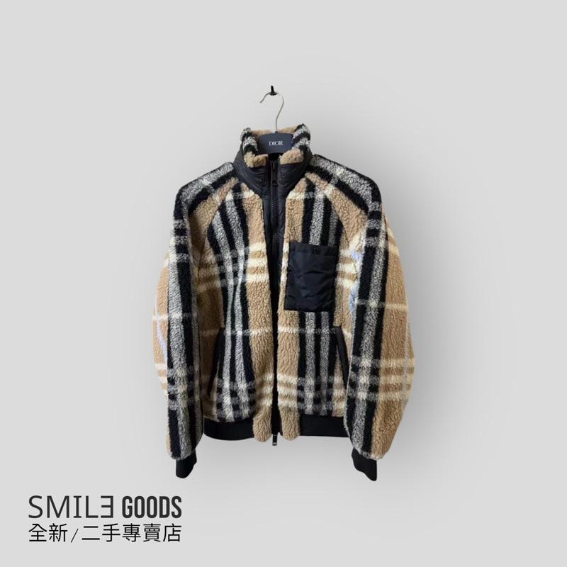 [SMILE] burberry 泰迪格紋拉鍊外套夾克