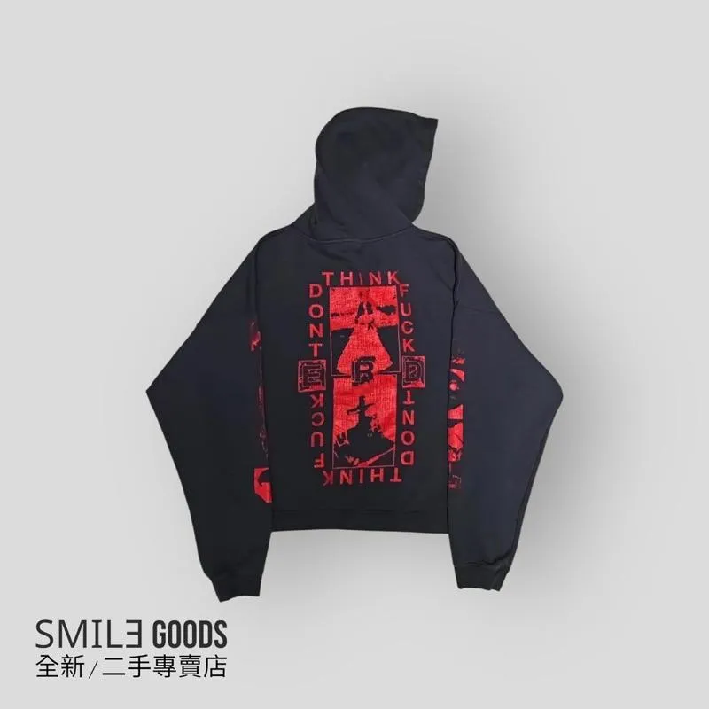 [SMILE] Enfants Riches Deprime ERD 24SS 黑色唇印做舊連帽衛衣