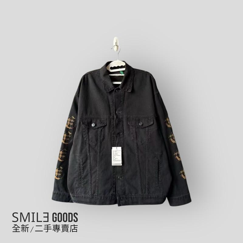 [SMILE] Balenciaga 梵文破壞牛仔夾克