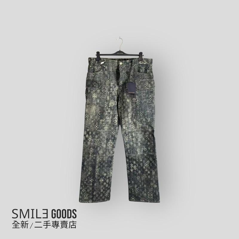 [SMILE] Louis Vuitton LV渲染滿版牛仔褲