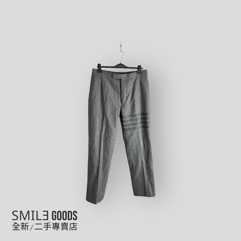 [SMILE] Thom Browne TB灰色四槓羊毛西裝長褲