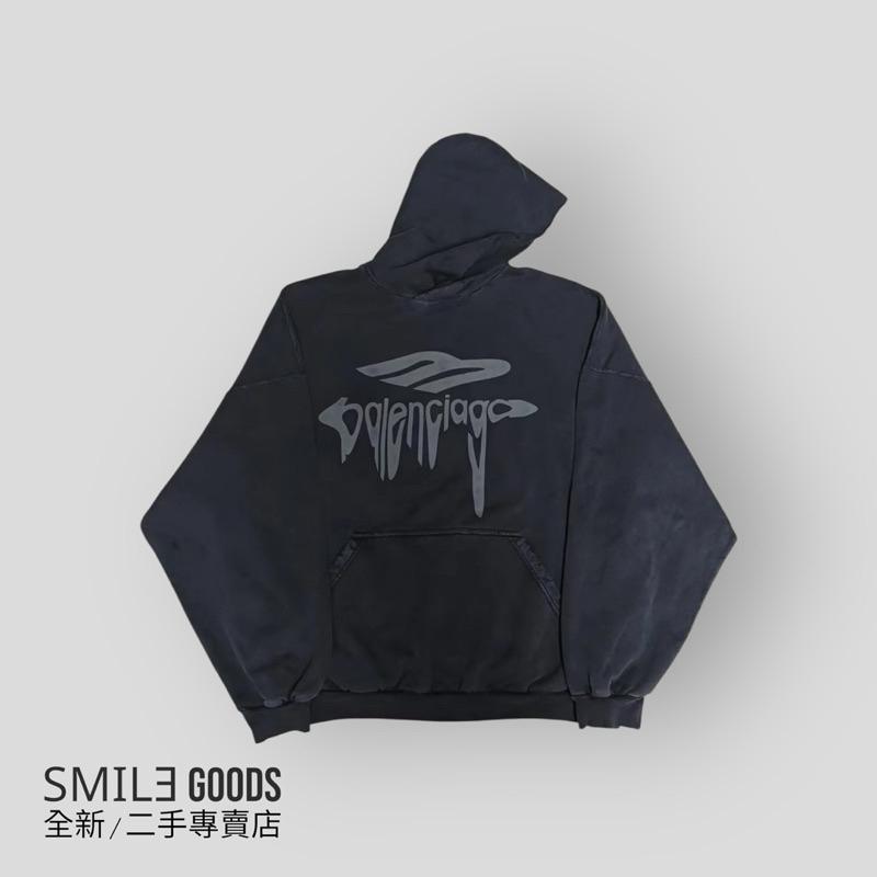 [SMILE] Balenciaga 25ss溶解3B Liquified水洗做舊連帽衛衣