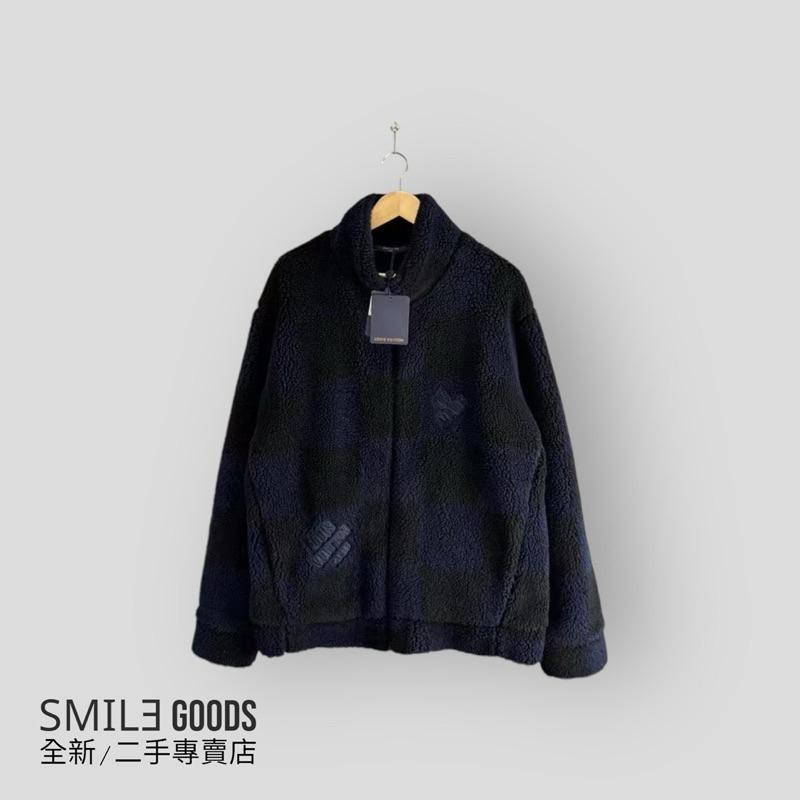 [SMILE] Louis Vuitton LV Nigo黑藍棋盤格泰迪夾克
