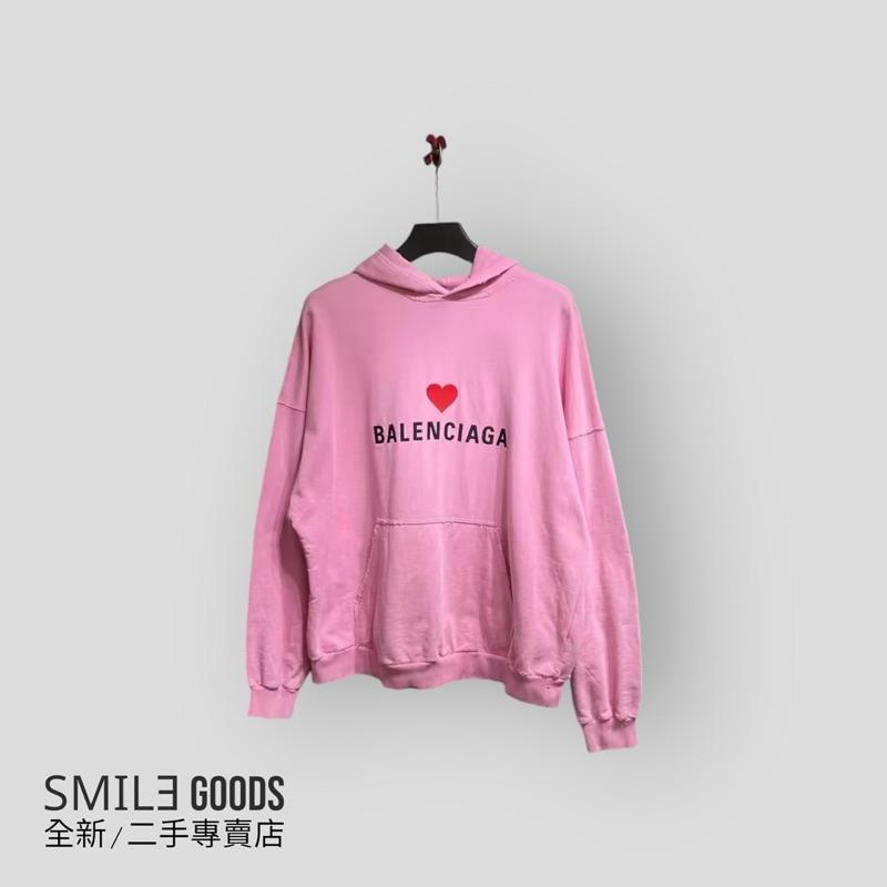 [SMILE] Balenciaga 巴黎世家 情人節 刺繡logo 破壞 帽衫