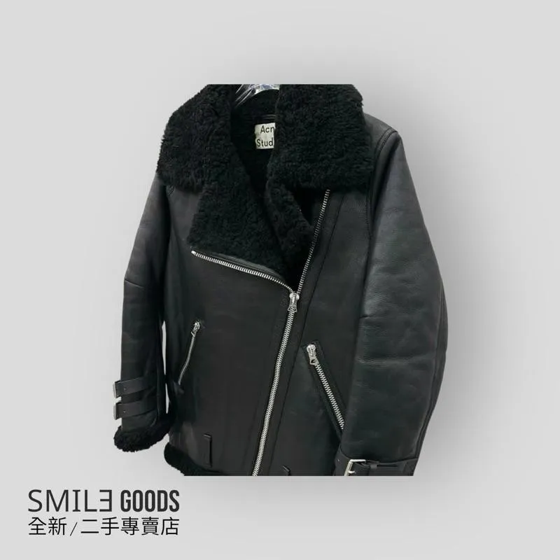 [SMILE] Acne Studios 羊皮飛行員夾克外套