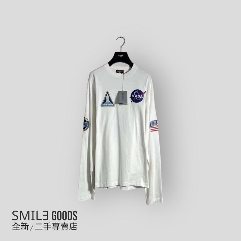 [SMILE] Balenciaga x NASA 巴黎世家太空船印花長袖白色