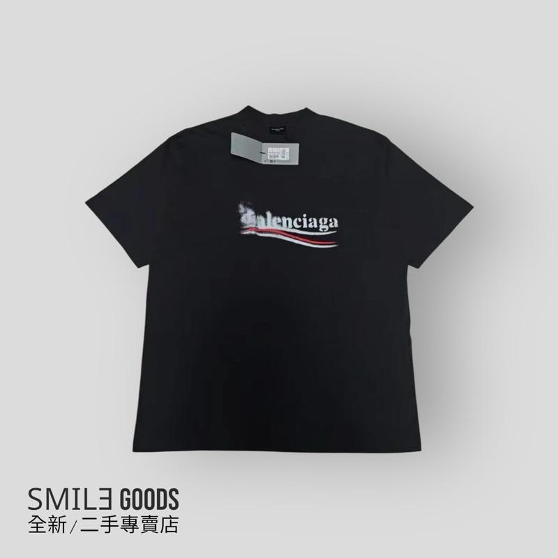 [SMILE] Balenciaga24ss可樂潑墨做舊短袖T恤