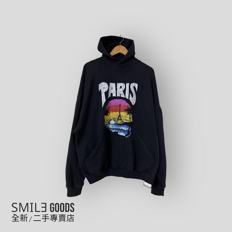 [SMILE] balenciaga落日沙灘字母帽衫