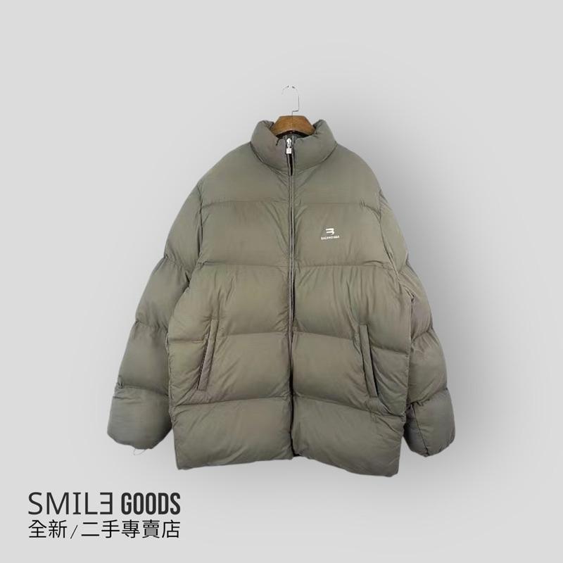[SMILE] Balenciaga 雙勾 軍綠色 廓形羽絨服