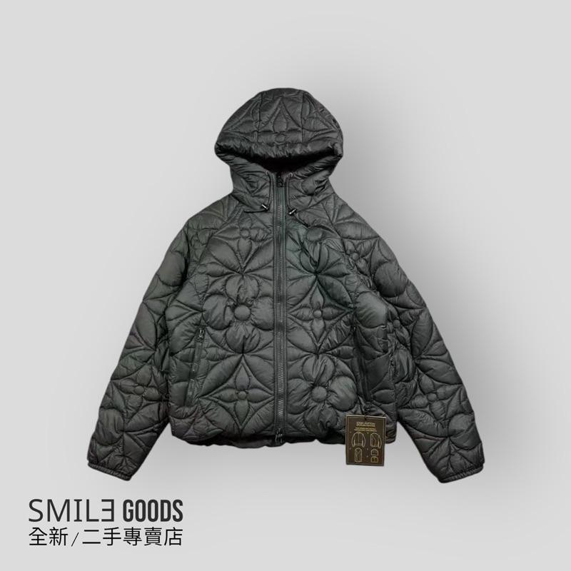 [SMILE] Louis Vuitton Lv 三花滿版 雙面穿 掛牌 羽絨服