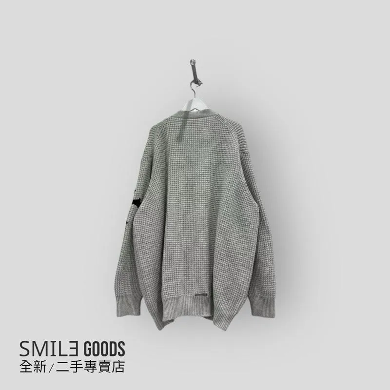 [SMILE] Chrome Hearts 灰色拼皮十字架開衫