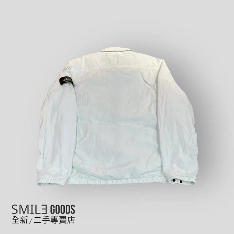 [SMILE] Stone Island石頭島薄荷色褶皺夾克外套