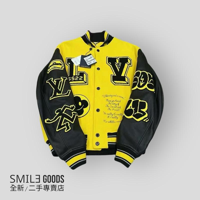 [SMILE] Louis Vuitton黑黃棒球夾克外套