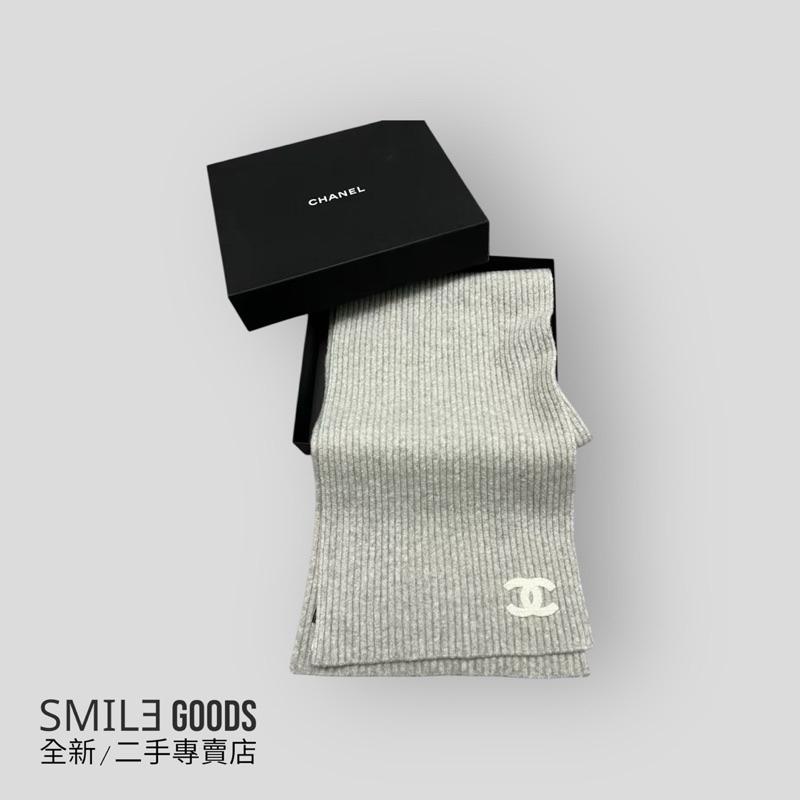 [SMILE] Chanel 香奈兒 25c針織雙C羊絨圍巾