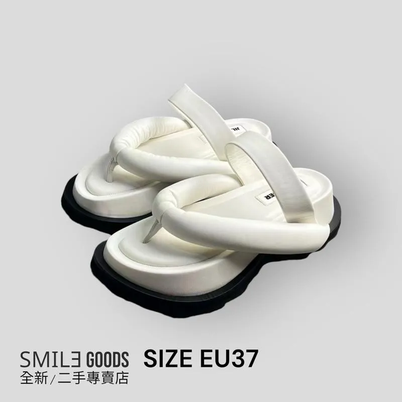 [SMILE] Jil sander 白色厚底涼鞋