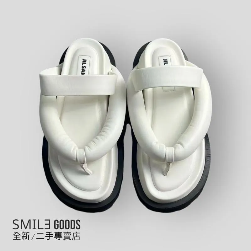 [SMILE] Jil sander 白色厚底涼鞋