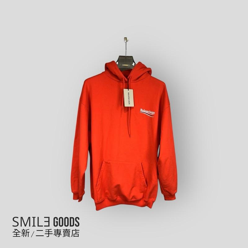 [SMILE] BALENCIAGA巴黎世家紅色海浪可樂帽衫
