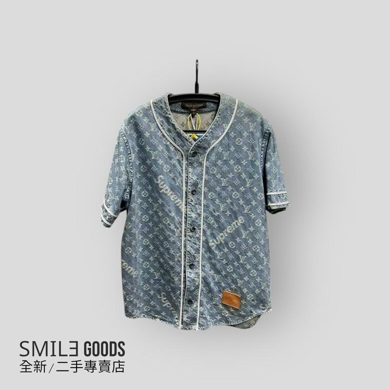[SMILE] Louis Vuitton x supreme 滿logo短袖棒球服