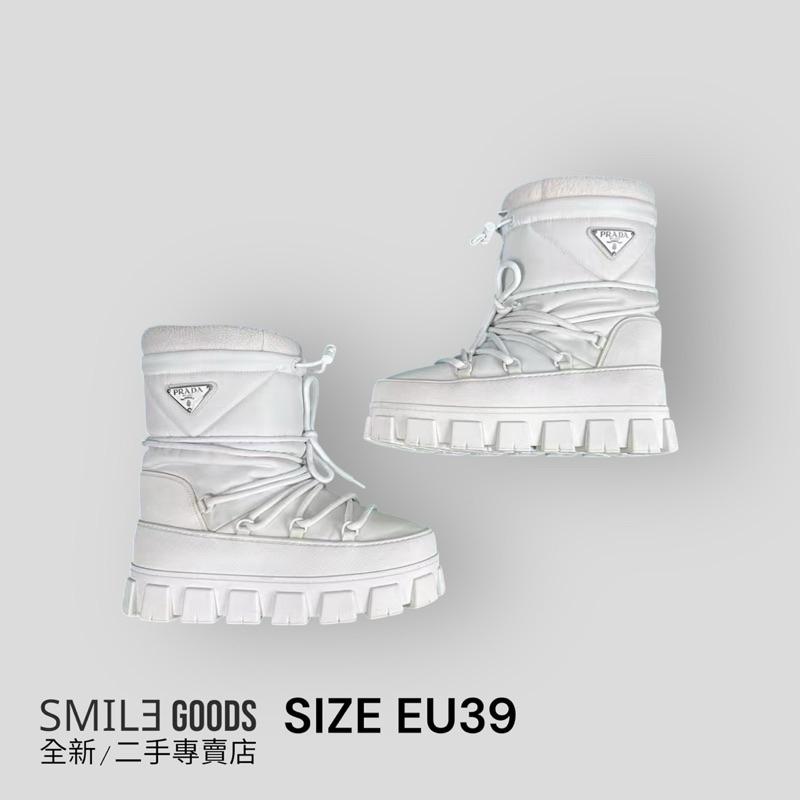 [SMILE] Prada 尼龍雪地靴 白色