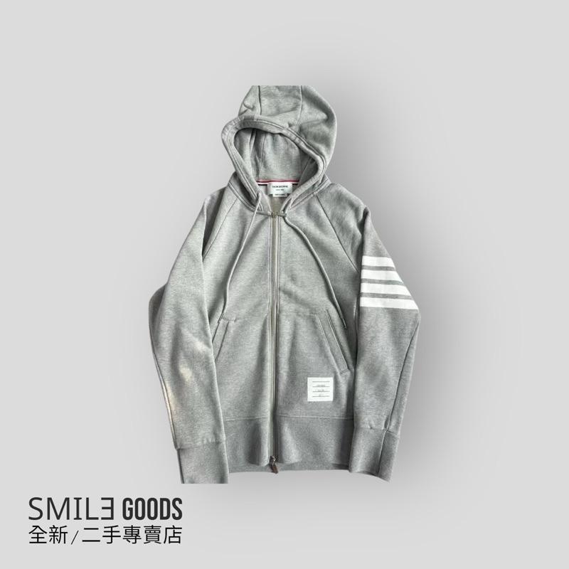 [SMILE] Thom Browne 四條紋拉鍊帽衫