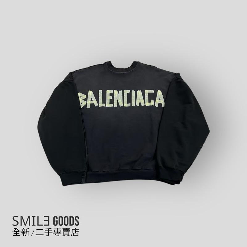 [SMILE] Balenciaga巴黎世家SS24印花做舊長袖衛衣