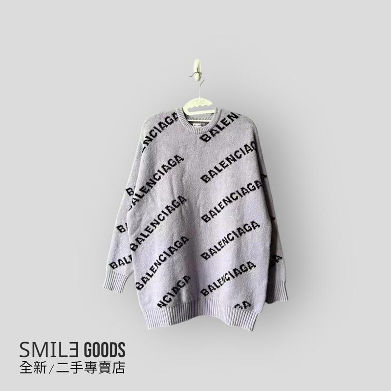 [SMILE] balenciaga 香芋紫彈幕滿版毛衣