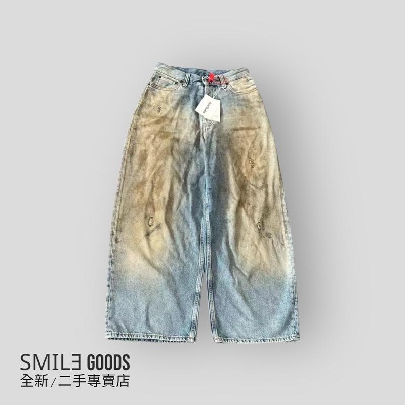[SMILE] Acne studios 23FW 泥染Dirty 寬松牛仔褲