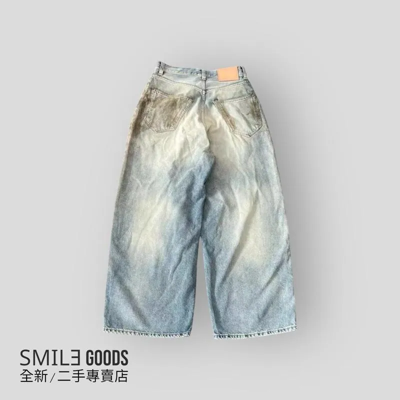 [SMILE] Acne studios 23FW 泥染Dirty 寬松牛仔褲