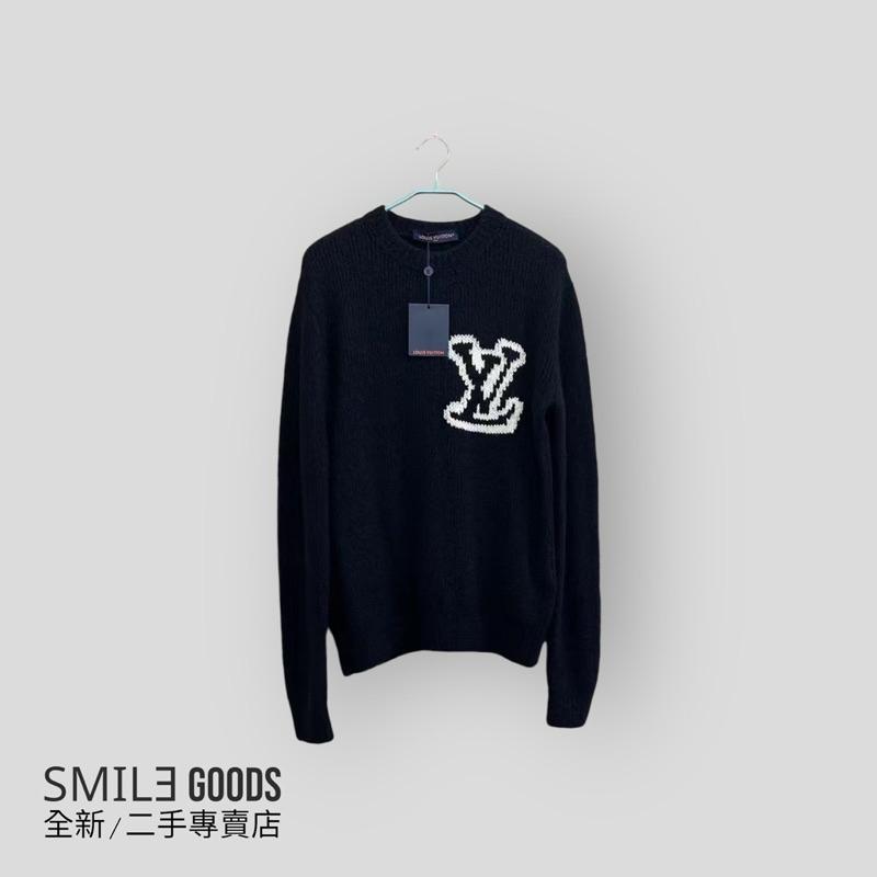 [SMILE] LOUIS VUITTON LV 新款黑白大logo毛衣