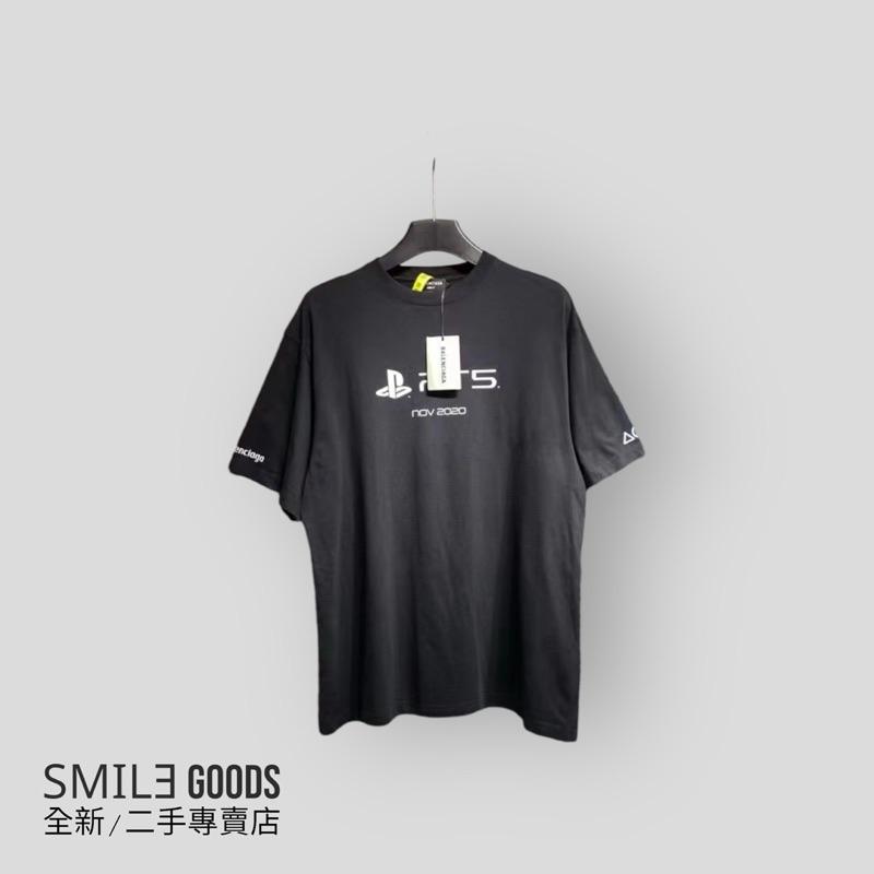 [SMILE] Balenciaga 巴黎世家 黑色字母短袖 PlayStation聯名款