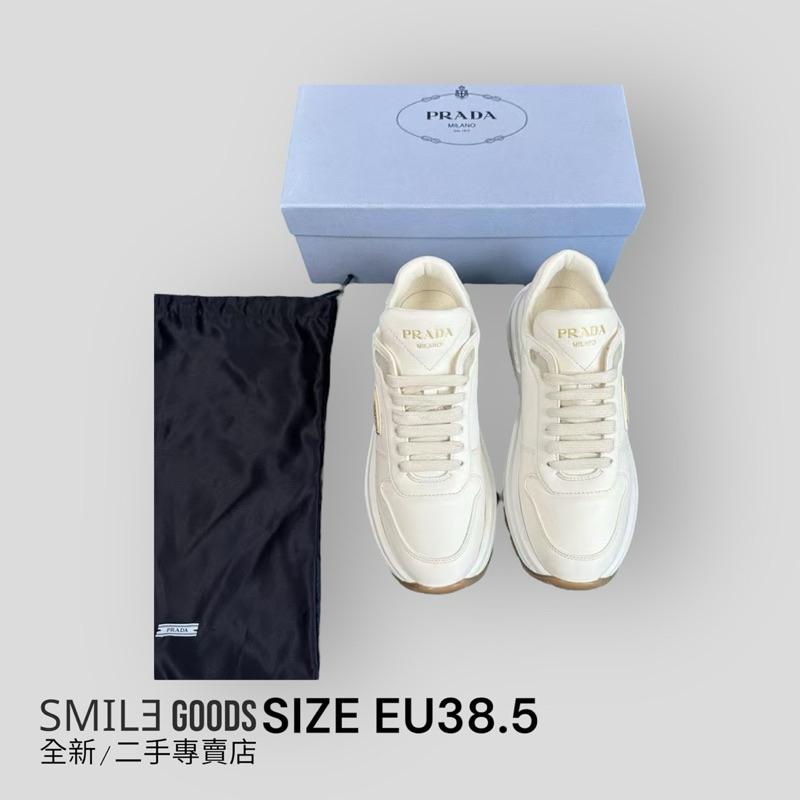 [SMILE] Prada 新款 厚底運動鞋 米色