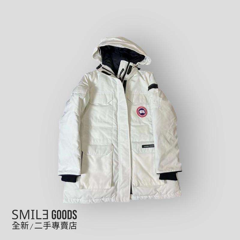 [SMILE] Canada Goose 遠徵款 白logo連帽羽絨外套