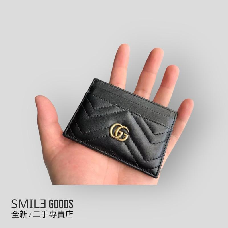 [SMILE] GUCCI黑金雙G卡包
